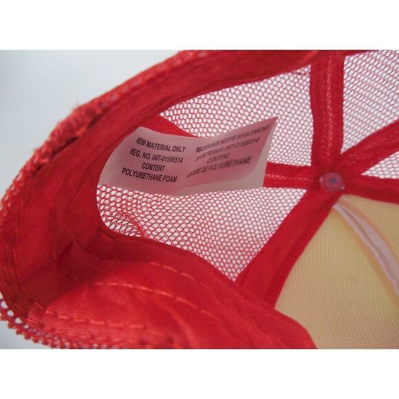 Merica Trucker Snapback Hat Vintage American Red White Blue - Picture 6 of 7